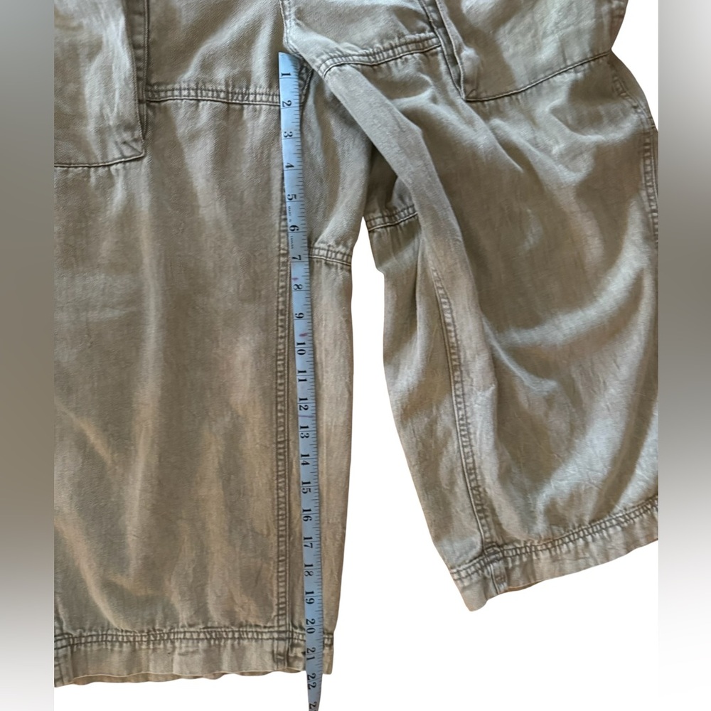 Free People Jumpsuit Olive Wash Denim Medium - Picture 9 of 11